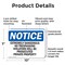 Signmission Extremely Dangerous No Trespassing Violators OSHA Notice Sign, Plastic, 10in W x 7in L, 2PK OS-2PACK-NS-P-710-L-12290 - alternate 7